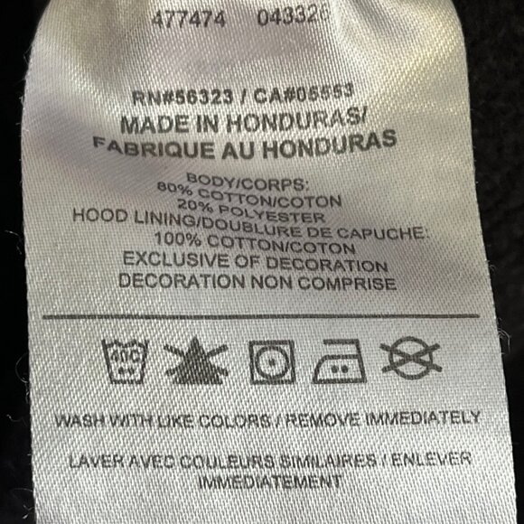 Nike Hoodie Sweatshirt Mens M Black Sportswear Pullover Sweatshirt Swoosh - Picture 6 of 6